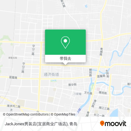 JackJones男装店(宜居商业广场店)地图