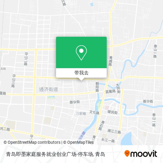 青岛即墨家庭服务就业创业广场-停车场地图