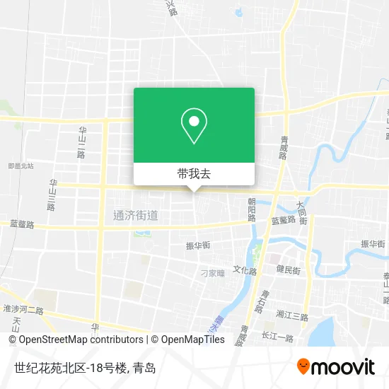 世纪花苑北区-18号楼地图