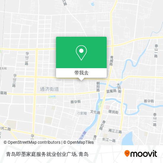 青岛即墨家庭服务就业创业广场地图