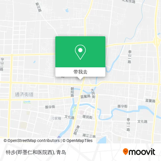 特步(即墨仁和医院西)地图