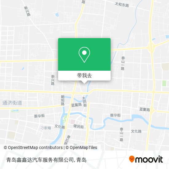 青岛鑫鑫达汽车服务有限公司地图