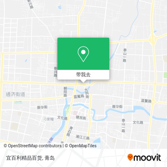 宜百利精品百货地图