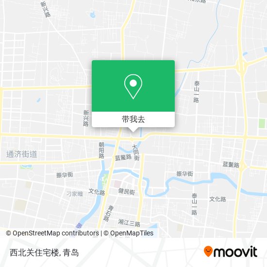 西北关住宅楼地图