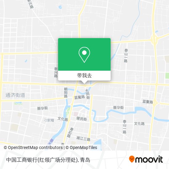 中国工商银行(红领广场分理处)地图
