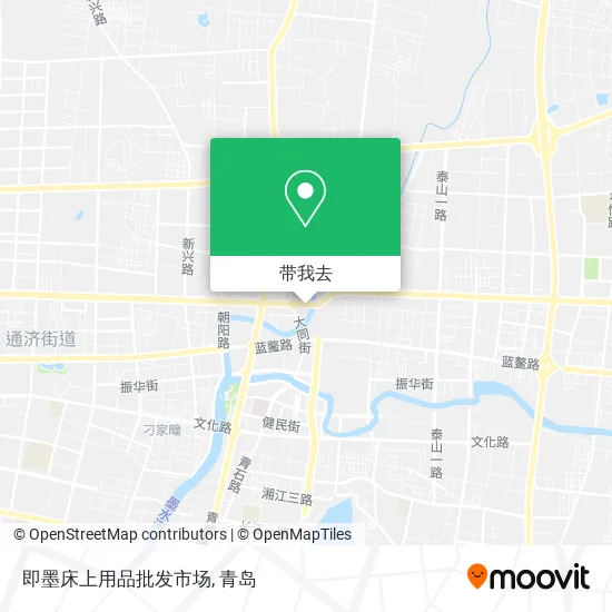 即墨床上用品批发市场地图