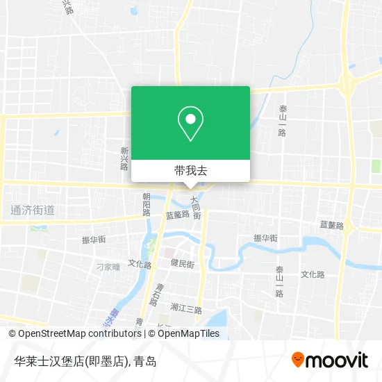 华莱士汉堡店(即墨店)地图