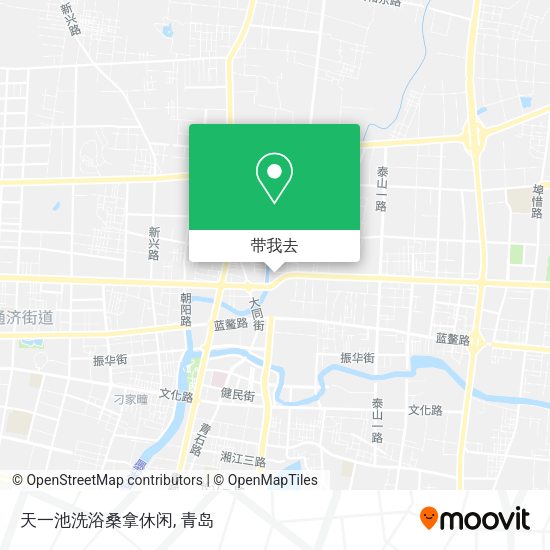 天一池洗浴桑拿休闲地图