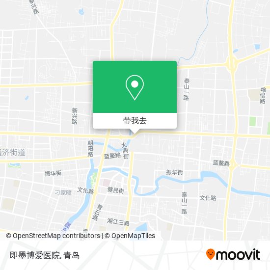 即墨博爱医院地图
