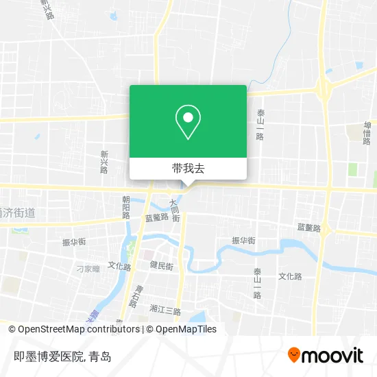 即墨博爱医院地图