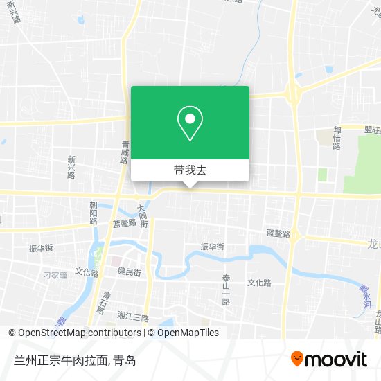 兰州正宗牛肉拉面地图