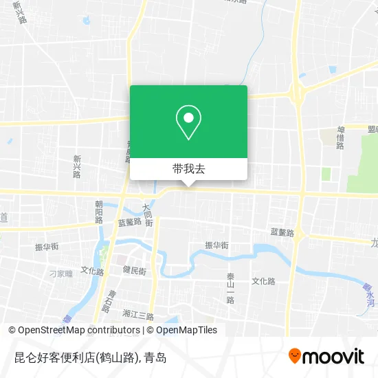 昆仑好客便利店(鹤山路)地图