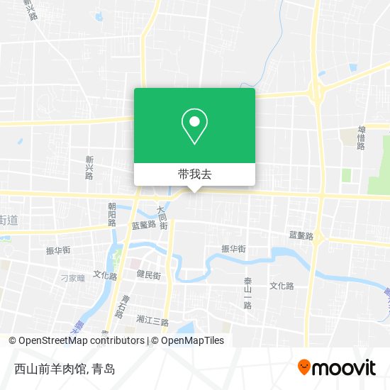 西山前羊肉馆地图