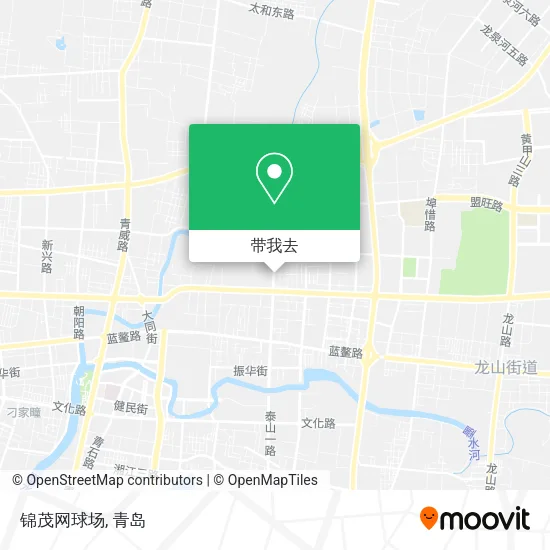 锦茂网球场地图