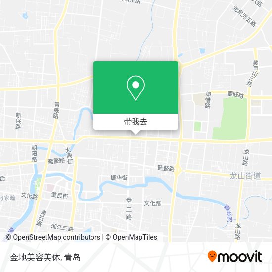 金地美容美体地图
