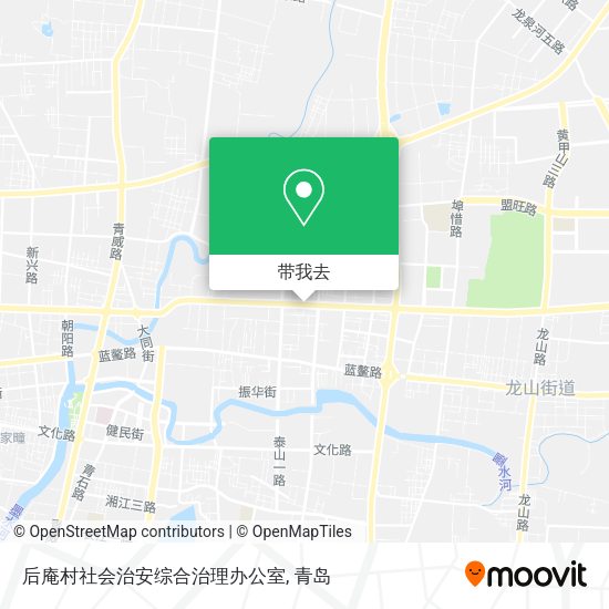 后庵村社会治安综合治理办公室地图