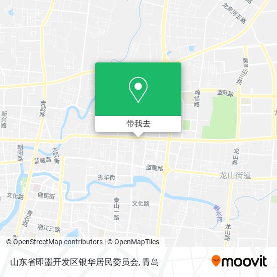 山东省即墨开发区银华居民委员会地图