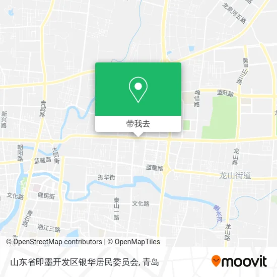山东省即墨开发区银华居民委员会地图