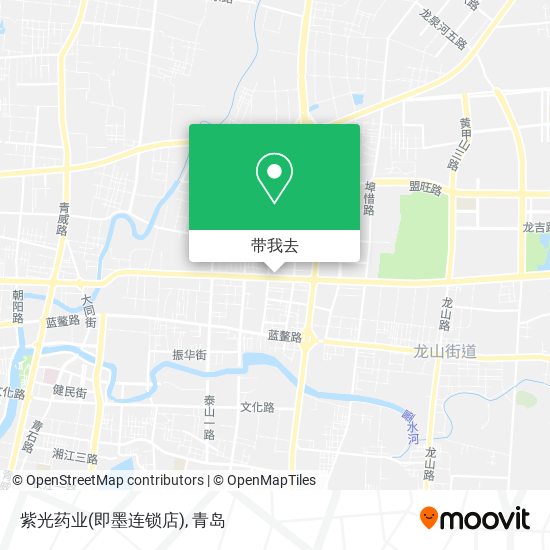 紫光药业(即墨连锁店)地图