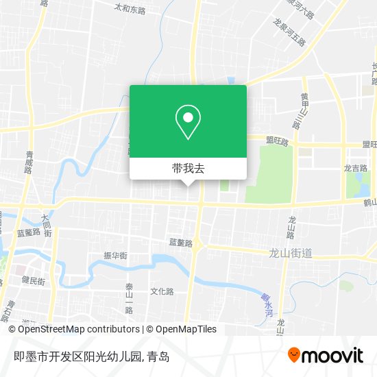 即墨市开发区阳光幼儿园地图