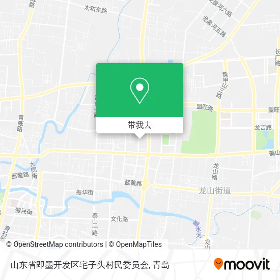 山东省即墨开发区宅子头村民委员会地图