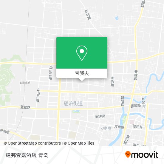 建邦壹嘉酒店地图