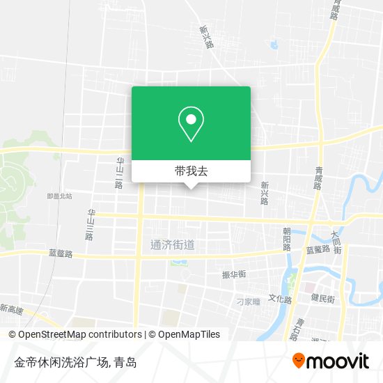 金帝休闲洗浴广场地图