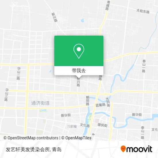 发艺轩美发烫染会所地图