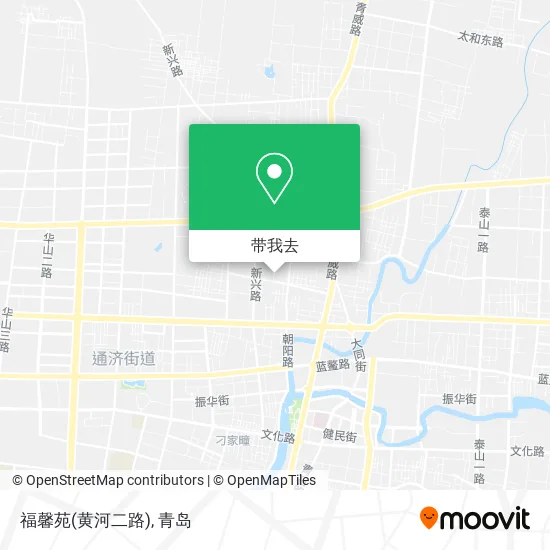 福馨苑(黄河二路)地图