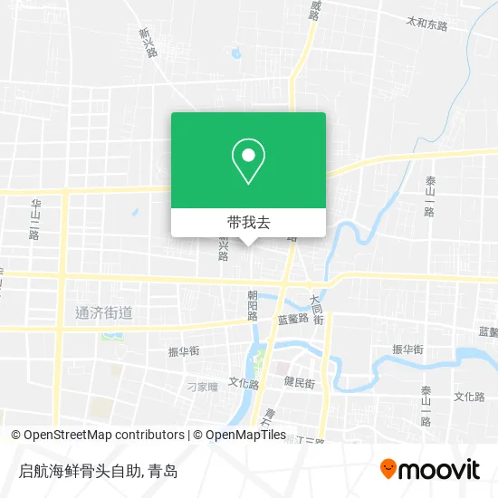 启航海鲜骨头自助地图