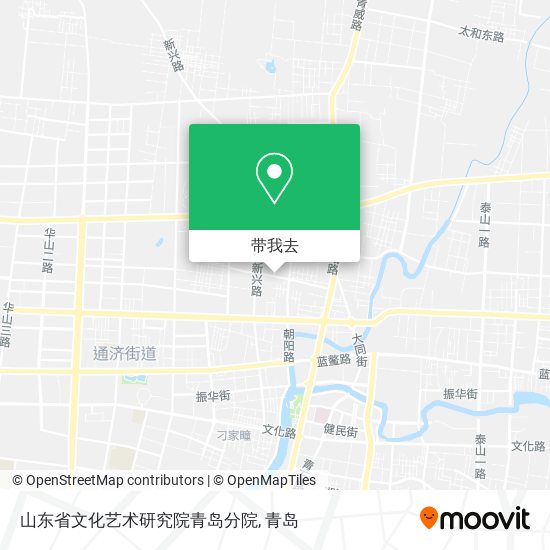山东省文化艺术研究院青岛分院地图
