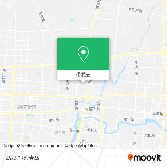 岛城羊汤地图