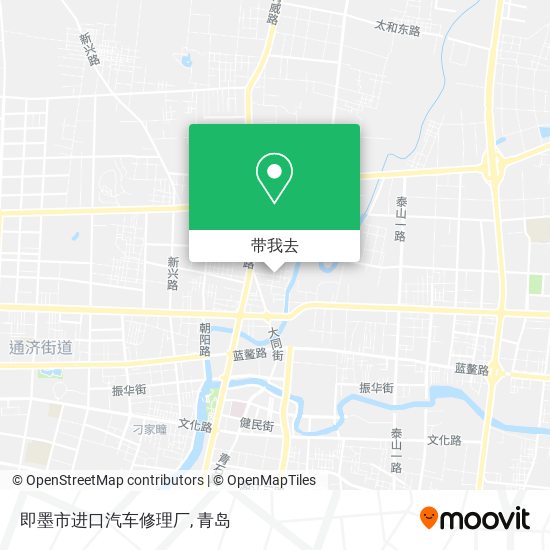 即墨市进口汽车修理厂地图