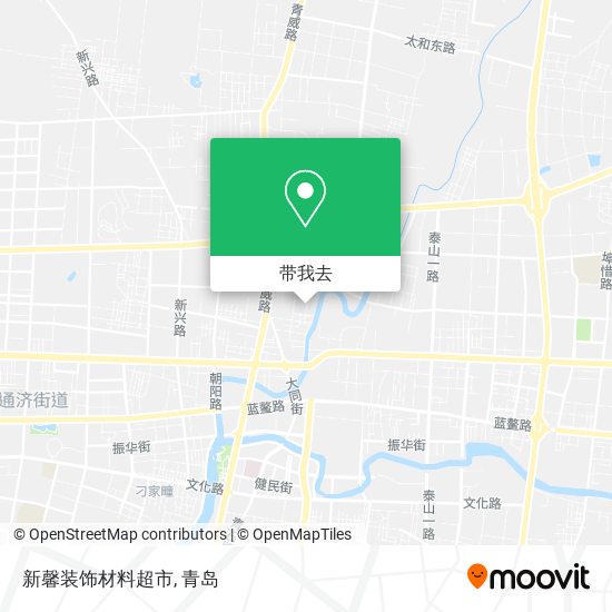 新馨装饰材料超市地图