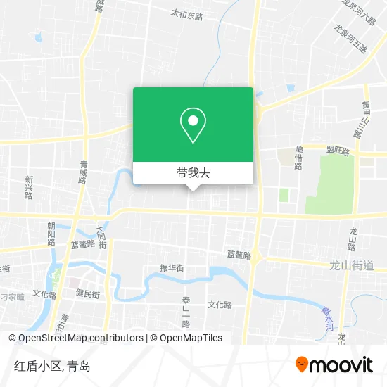 红盾小区地图