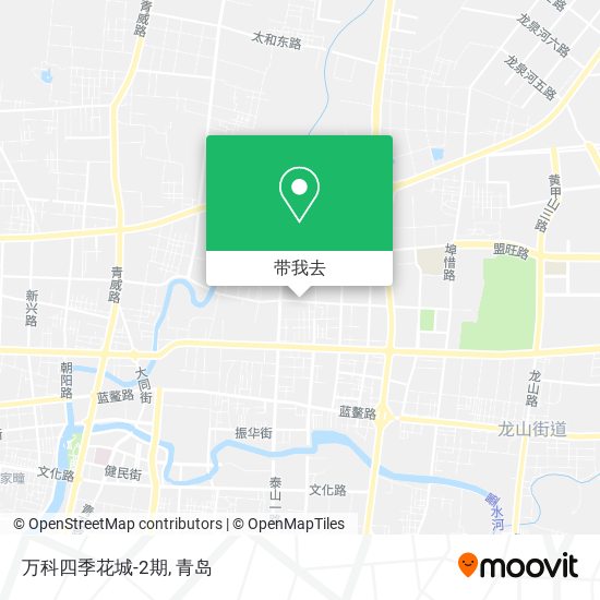 万科四季花城-2期地图