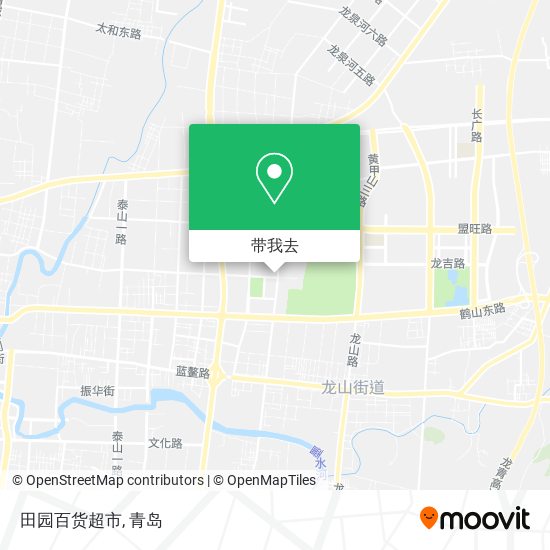 田园百货超市地图