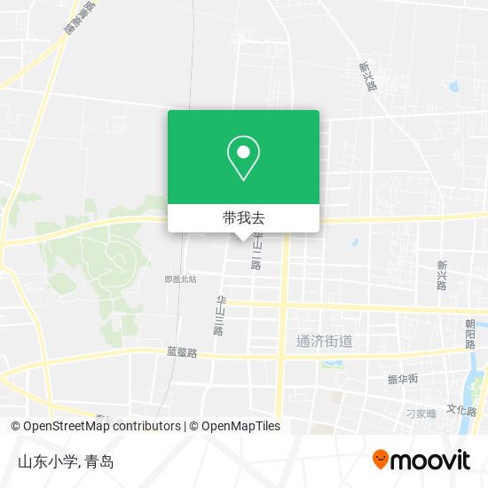山东小学地图