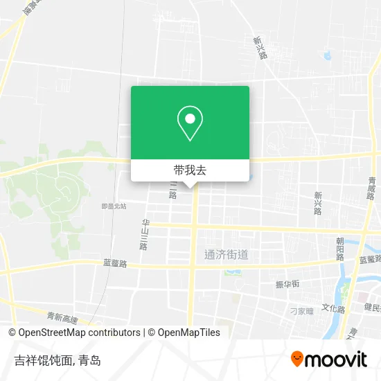 吉祥馄饨面地图