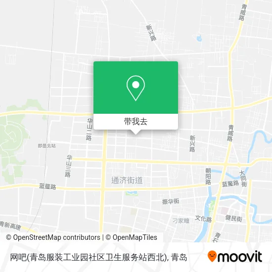 网吧(青岛服装工业园社区卫生服务站西北)地图