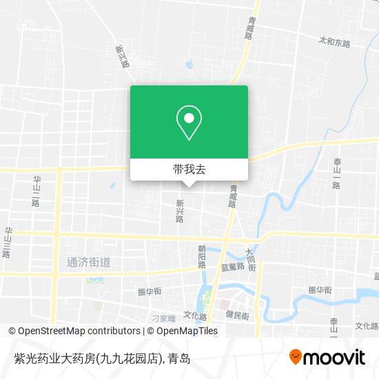 紫光药业大药房(九九花园店)地图