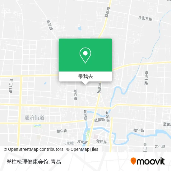 脊柱梳理健康会馆地图