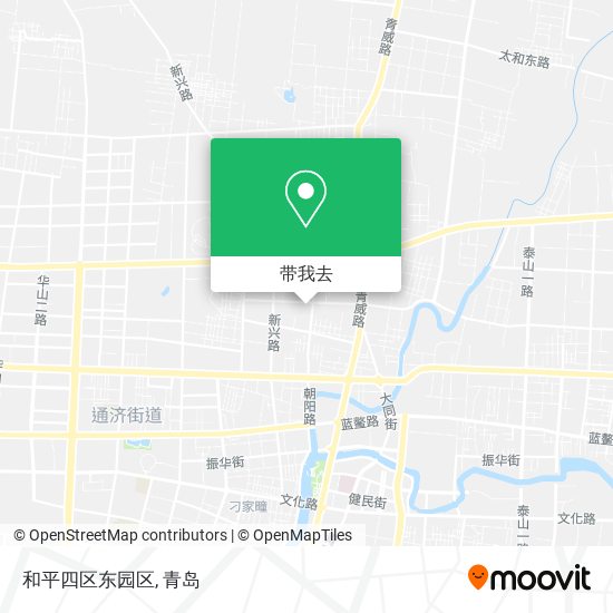 和平四区东园区地图