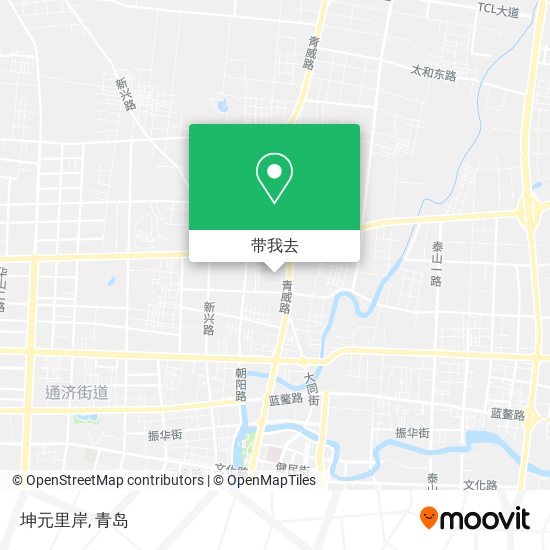 坤元里岸地图