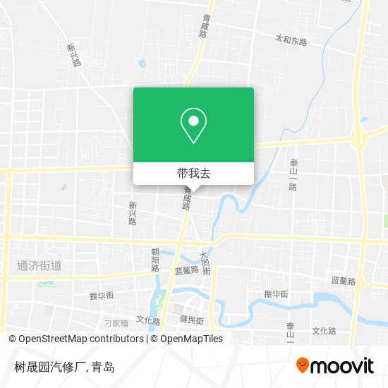 树晟园汽修厂地图
