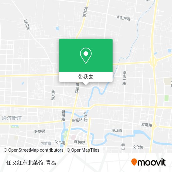 任义红东北菜馆地图