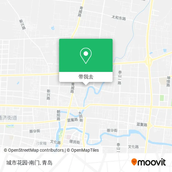 城市花园-南门地图