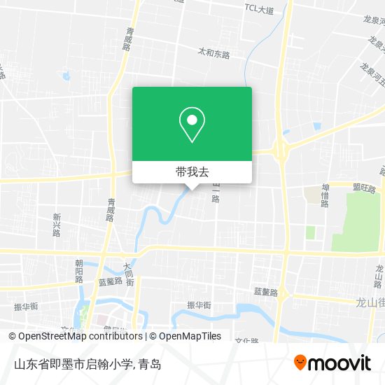 山东省即墨市启翰小学地图