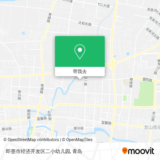即墨市经济开发区二小幼儿园地图