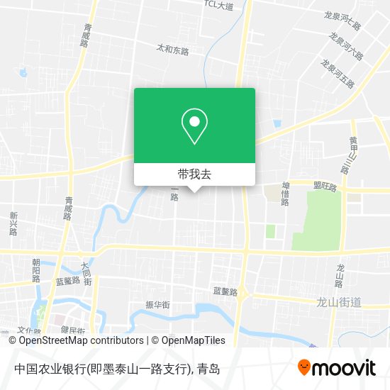 中国农业银行(即墨泰山一路支行)地图